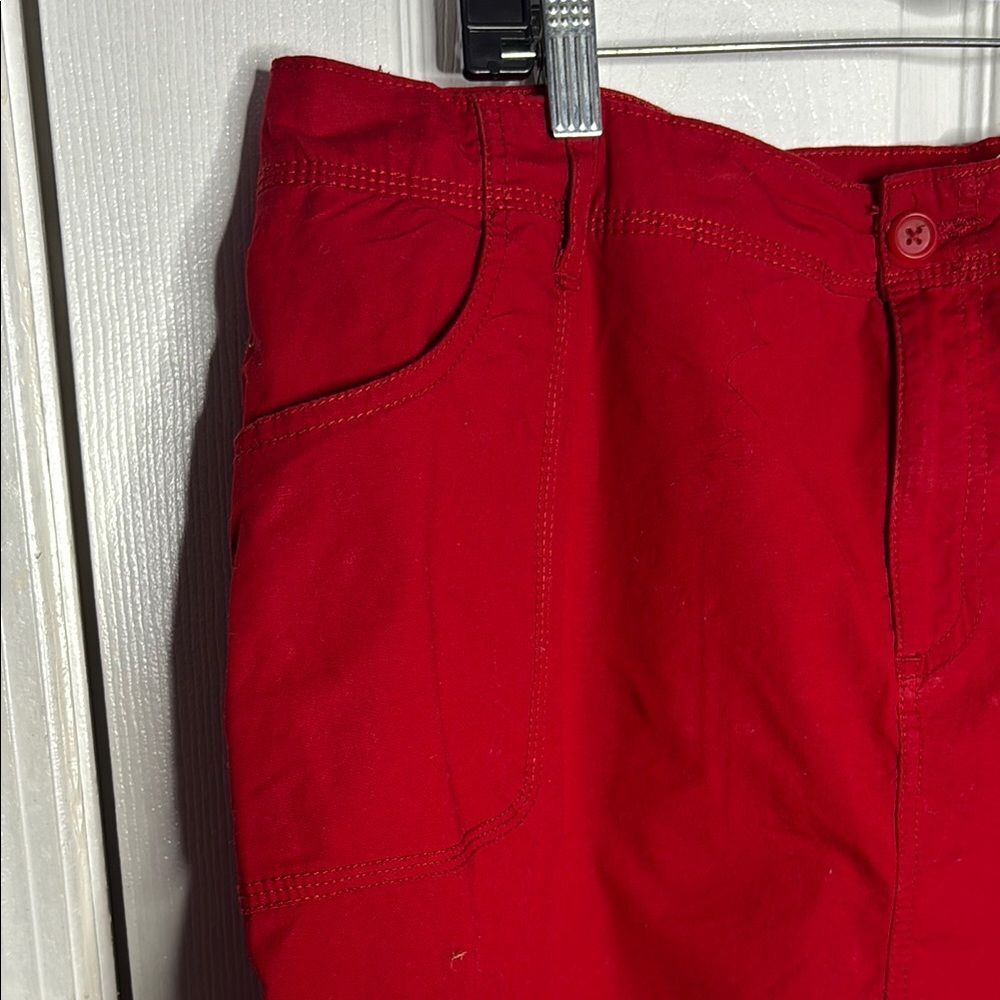 St. John's Bay Red Mini Skort - Picture 4 of 10